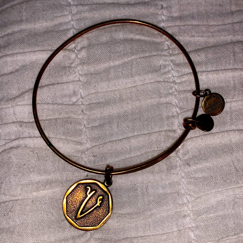 “V” initial Alex and Ani
